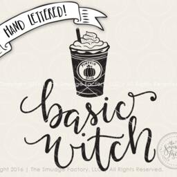 Basic Witch Coffee Print, Trendy Girl Wall Art - Digital Download - thumbnail 2