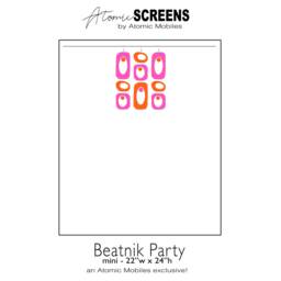 Beatnik Party Mid Century Modern Room Divider Diy Kit Acrylic Atomic Screens - thumbnail 2