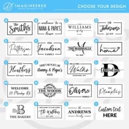 Custom Personalized Coir Doormat - Best Seller Customized Housewarming Gift Decorative Mat Closing Last Name Rug - thumbnail 2