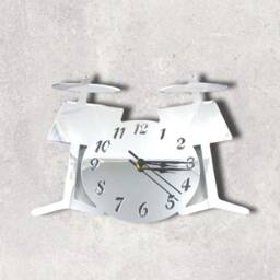 Drumkit Acrylic Clock - Many Colours Available - Bespoke Shapes & Sizes Made - thumbnail 2