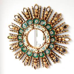 "Peruvian Mirrors ""Dark Green Eye 40cm" - thumbnail 2