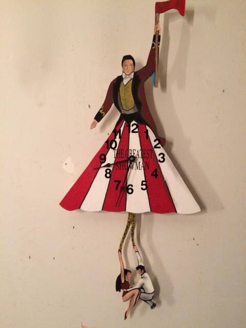 The Greatest Showman Pendulum Clock