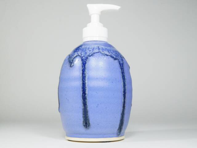 Lotion Dispenser, Shampoo, Soap, Handmade Classic Stoneware - image 1