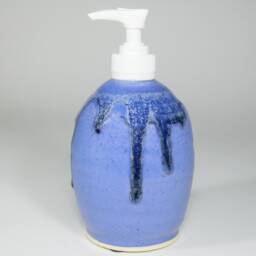 Lotion Dispenser, Shampoo, Soap, Handmade Classic Stoneware - thumbnail 3
