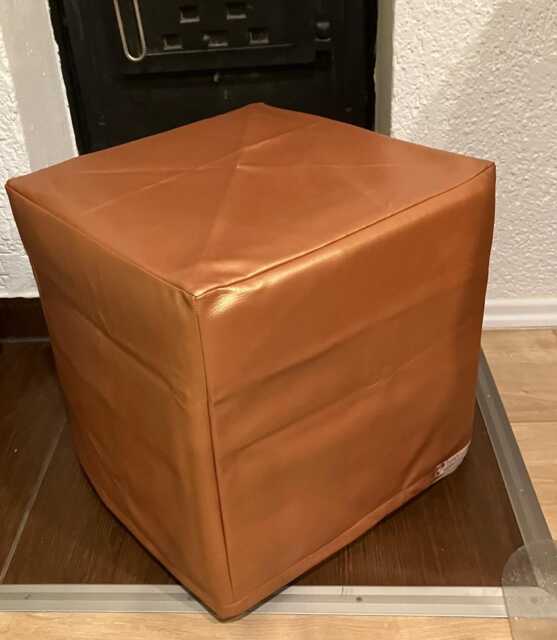 Faux Leather Cover For Solsta P??llbo Stool From Ikea - image 1