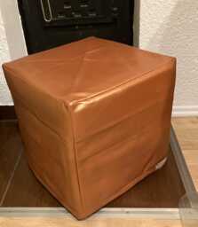 Faux Leather Cover For Solsta P??llbo Stool From Ikea - thumbnail 1