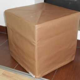 Faux Leather Cover For Solsta P??llbo Stool From Ikea - thumbnail 3