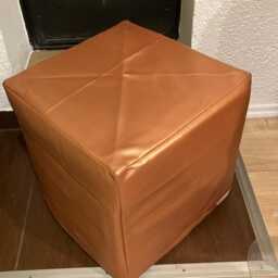 Faux Leather Cover For Solsta P??llbo Stool From Ikea - thumbnail 4
