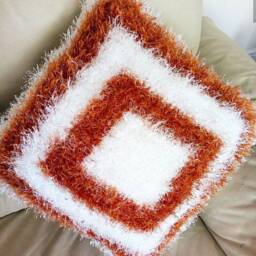 3D Roses Pillow Pattern PDF Framed Roses Crochet Wall Hanging - thumbnail 3