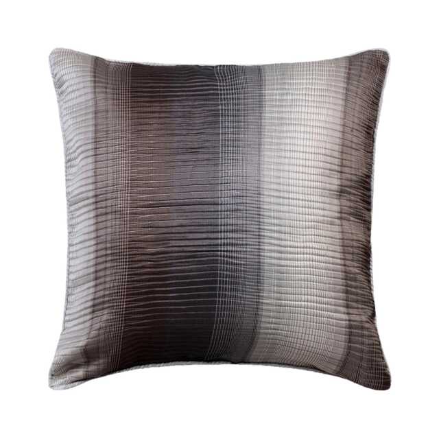 "Jacquard Art Silk Gray Couch Cushion Cover 16""x16" - image 1