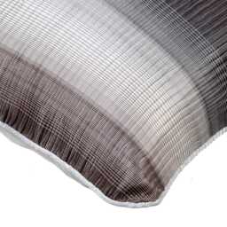 "Jacquard Art Silk Gray Couch Cushion Cover 16""x16" - thumbnail 2