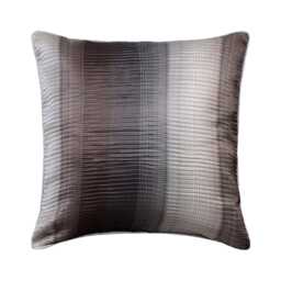 "Jacquard Art Silk Gray Couch Cushion Cover 16""x16" - thumbnail 1