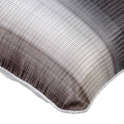 "Jacquard Art Silk Gray Couch Cushion Cover 16""x16" - thumbnail 2