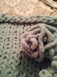 Chenille Chunky Knitted Blankets - thumbnail 1