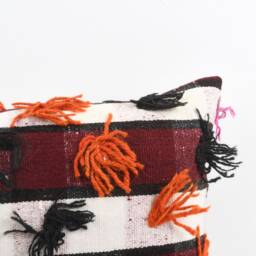 Handmade Kilim Lumbar Pillow Cover Turkish Wool Cushion - 16x24 - thumbnail 3