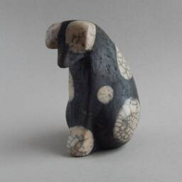 "Ceramic Sculpture ""Fox Terrier" - thumbnail 3