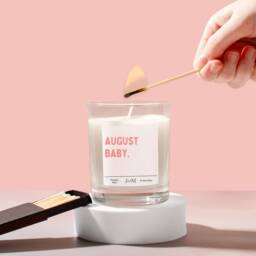 August Birthday Gift. Candle Birthday. Birth. Candle Gift - thumbnail 3