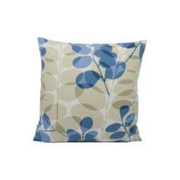 Scion - Lunaria 4 Colourways Available Cornflower/Denim Leaf Sunflower Elegant Floral Cushion Cover Handmade Throw Pillow - thumbnail 3
