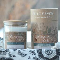 Wooden Wick Coconut Soy Candle Frasier Fir & Other Scents, Recycled Glass - thumbnail 3