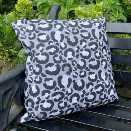 Leopard Animal Print Garden Cushion - Waterproof Outdoor Water Resistant Cushions Pillows 18 - thumbnail 3