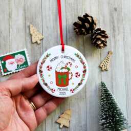 Personalised Christmas Mug Hot Chocolate Design - Gift For Hot Chocolate Lovers - thumbnail 3