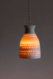 "Porcelain Pendant Lamp ""stella Concave"