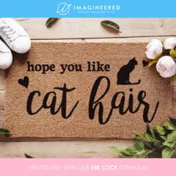 We Hope You Like Cat Hair - Lover Welcome Doormat Coconut Coir Mat Funny Door Housewarming Gift - thumbnail 1
