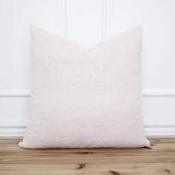 Pink Velvet Medallion Pillow Cover Blush Textured 20x20 Designer Decorative - Indy - thumbnail 1