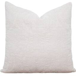 Pink Velvet Medallion Pillow Cover Blush Textured 20x20 Designer Decorative - Indy - thumbnail 3