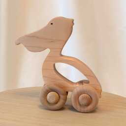 Rolling Hand Made Wooden Toys Pony Bear Bunny Puppy Kitty - thumbnail 4