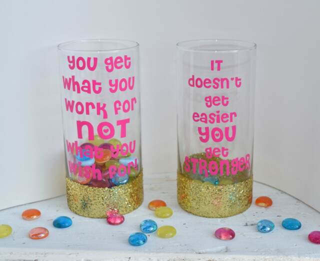 Countdown Jars - Weight Loss Motivation Days Till Wedding Engagement Gift Summer Body Count Down To Vacation Graduation - image 1