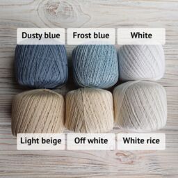 Crochet Snowflake Ornaments Set Soft Cotton Xmas Decor, Made To Order - thumbnail 3