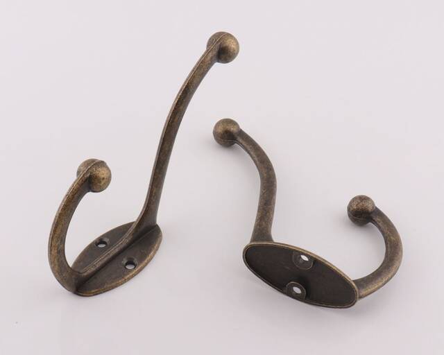 Antique Coat Wall Rack???rustic Hat & Coat Hook???bag Hooks, Towel Hook, Standing Rack, Wall Mounted - 3-3/4 - image 1