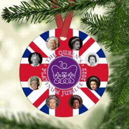 Queen Elizabeth Ii Platinum Jubilee Christmas Ornament - thumbnail 2