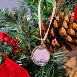 Baby Ultrasound Photo Charm, Christmas Tree Bauble Decoration, Parents To Be Keepsake. Custom Personalised Gift - thumbnail 4