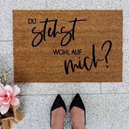 Coconut Doormat Personalized With Your Letter - Present To Move in Indoor For Couples Or Singles A Heart - thumbnail 2