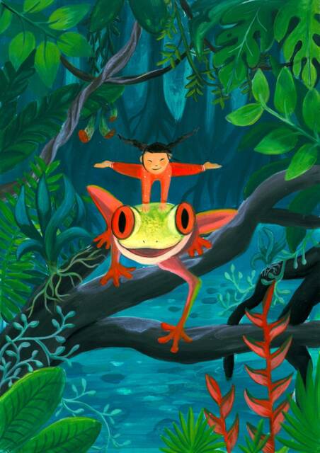 Illustration, Poster, Imaginary Friends Child's Room Decor