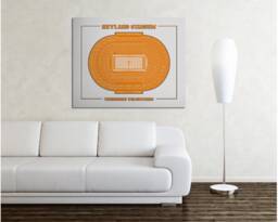 Vintage Style Print Of Neyland Stadium On Photo Paper, Matte Or Stretched Canvas - thumbnail 1