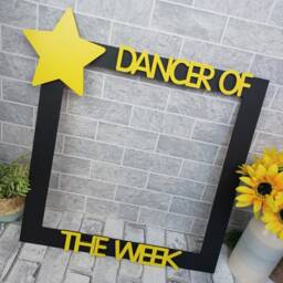 Personalized Dance School Selfie Frame Dancer Of The Week Photo Booth - thumbnail 2