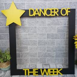 Personalized Dance School Selfie Frame Dancer Of The Week Photo Booth - thumbnail 1