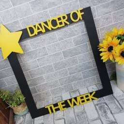 Personalized Dance School Selfie Frame Dancer Of The Week Photo Booth - thumbnail 3