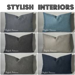 Hi-Quality Handmade Sierra Linen Like Rectangle Cushion Cover Sofa Pillowcase - thumbnail 1
