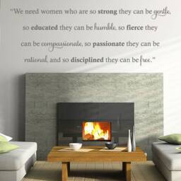 Empowering Women Quote Wall Decal Modern Feminism Sticker - thumbnail 2