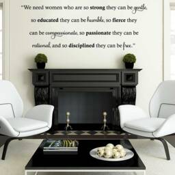 Empowering Women Quote Wall Decal Modern Feminism Sticker - thumbnail 3