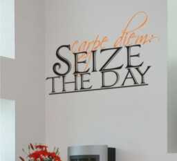 Carpe Diem Wall Decal Seize The Day Vinyl Sticker