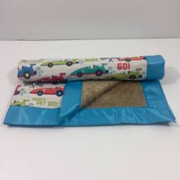 Risky Racecar Minky Baby Blanket - Toddler Blankie Shower Gift Stroller Security Large B - thumbnail 2