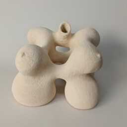 Terracotta Abstract Sculpture Female Form, Interior Design - thumbnail 3