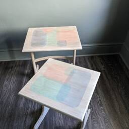Spangle ~ Hand Painted Vintage G Plan Nest Of Tables - thumbnail 4