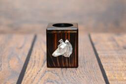 Collie - Wooden Candlestick With Dog, Souvenir, Decoration, Limited Edition, Collection - thumbnail 1