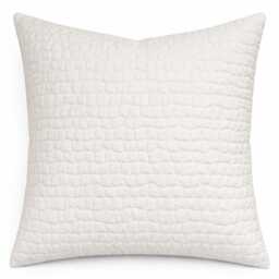 Off White Pillow Cover, Cr??me Velvet Eggnog 20x20 Cr??me Pillow, Cushion, Winter - thumbnail 1